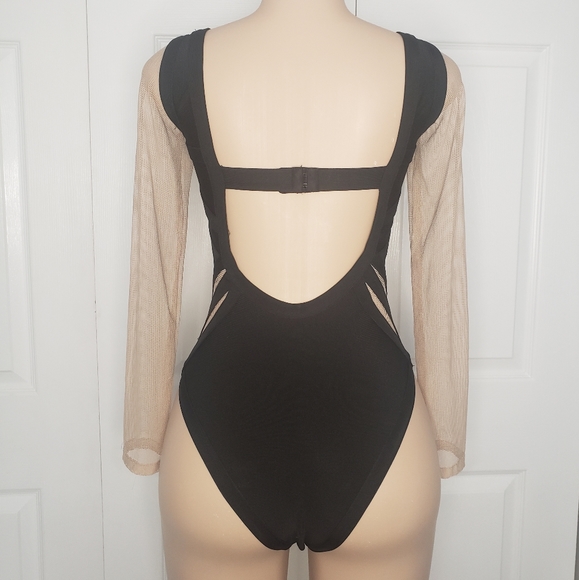 WOW Couture sheer panel bodysuit - Picture 6 of 8